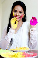 Neetu Chandra Holi Photoshoot Photos